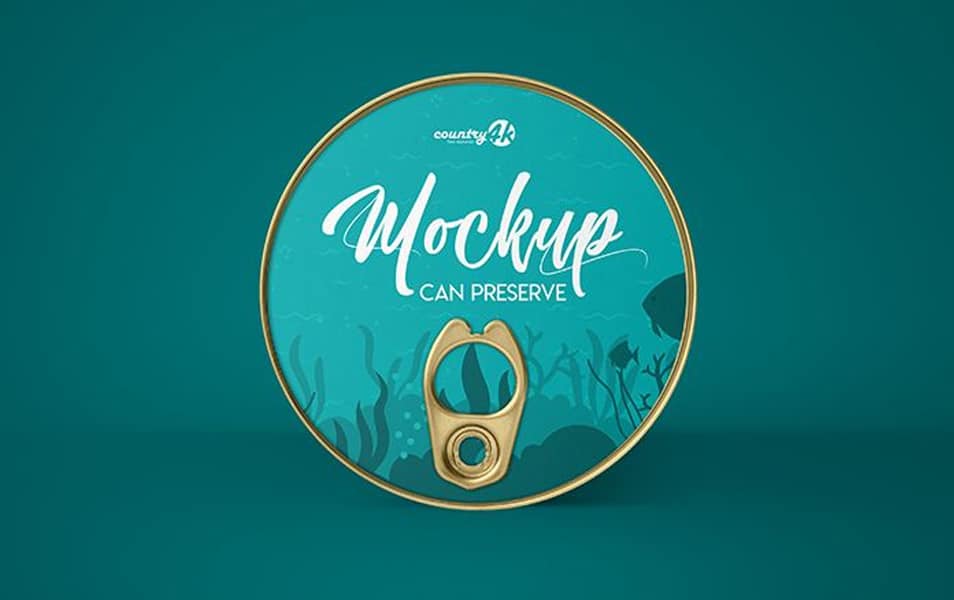 Free Can Preserve MockUp