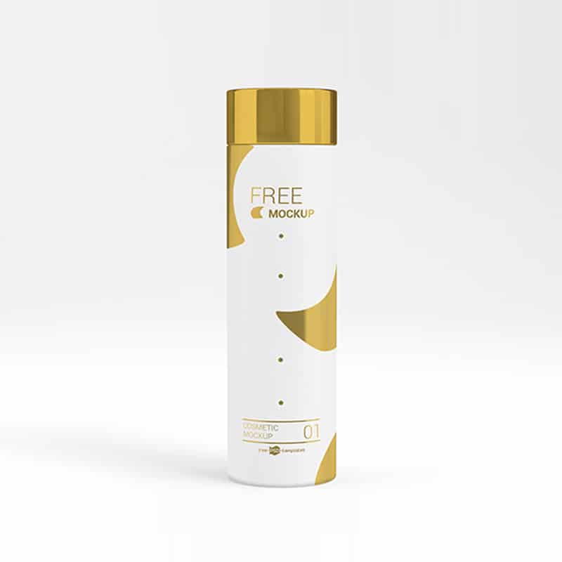 Free Cosmetic Bottle Mockup Set