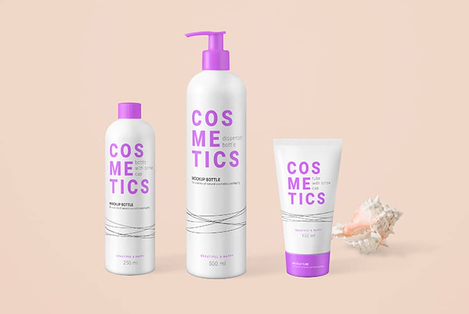 Free Cosmetics Mockup Set