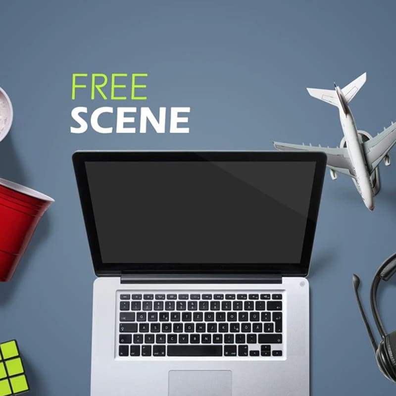 Free Entertainment Mockup Scene