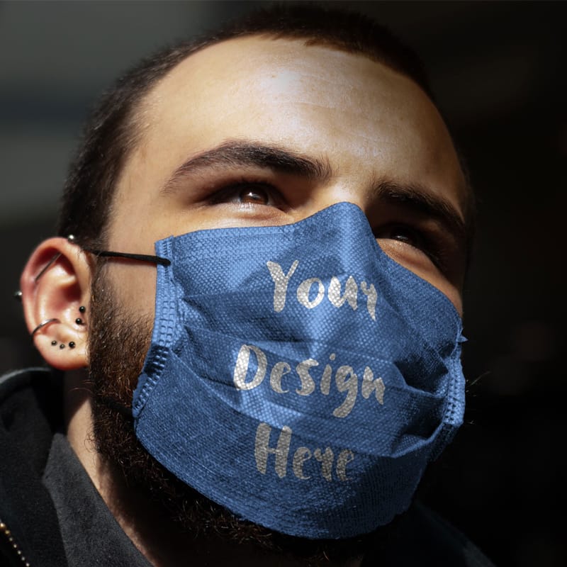 Free Facemask Mockup