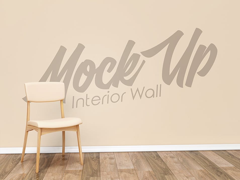Free Interior Wall Mock-up in PSD