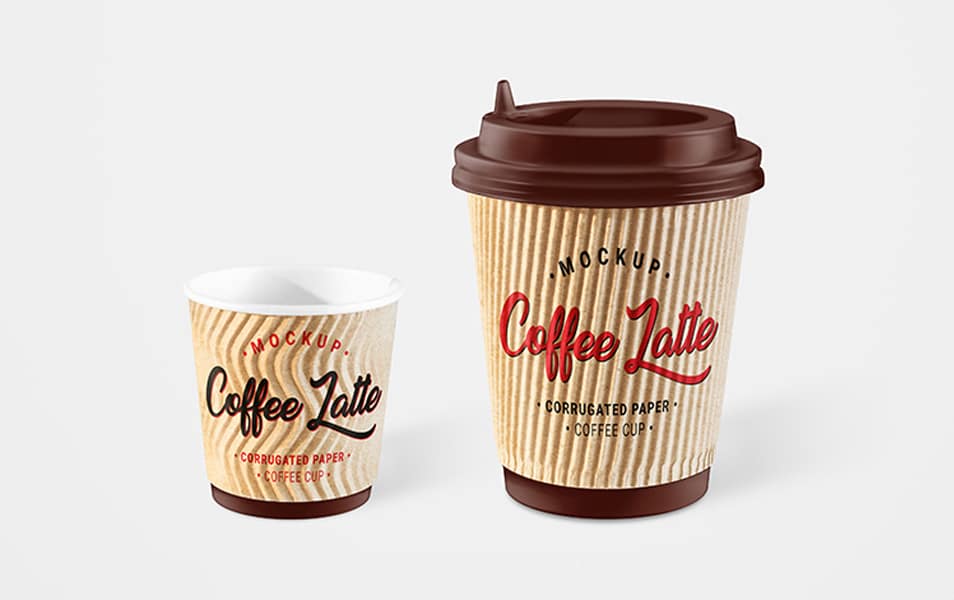 Free Paper Coffee Cup Mockup Set