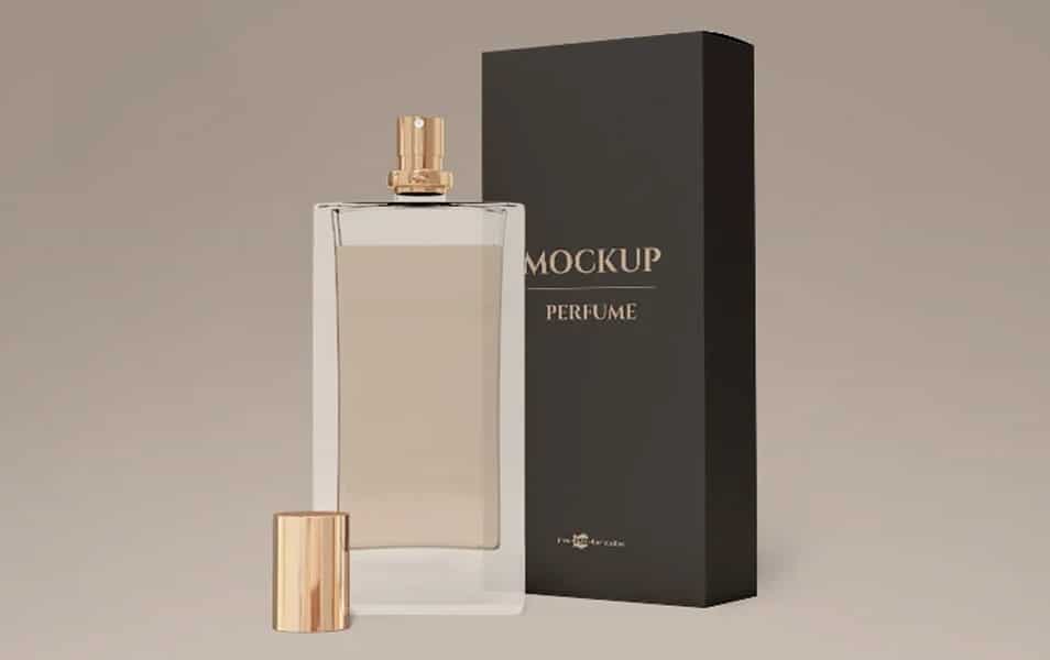 Free Perfume Mock-up in PSD