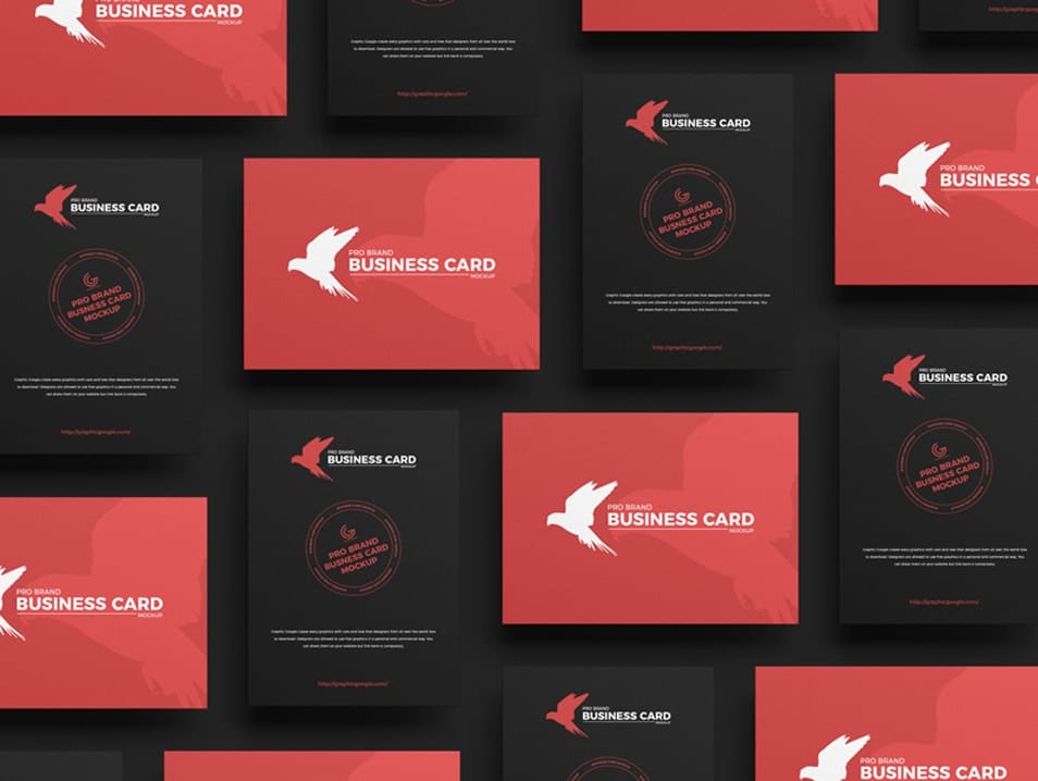 Free Pro Brand Business Card Mockup