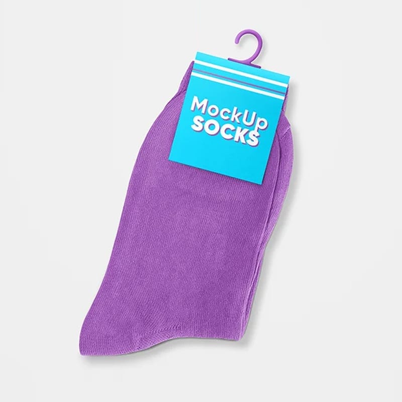 Free Socks Mockup Set