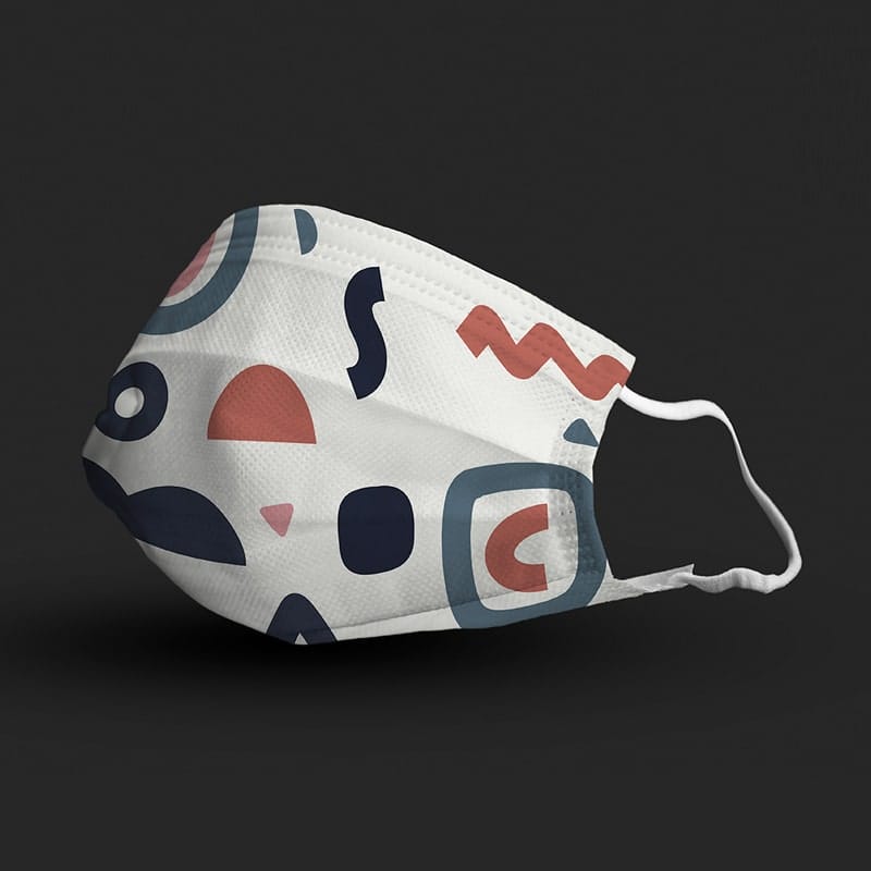 Free Surgical Mask Photoshop Mockups Template