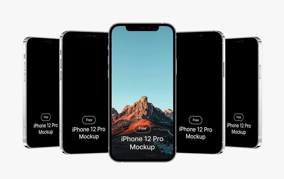 Free iPhone 12 Pro Mockup