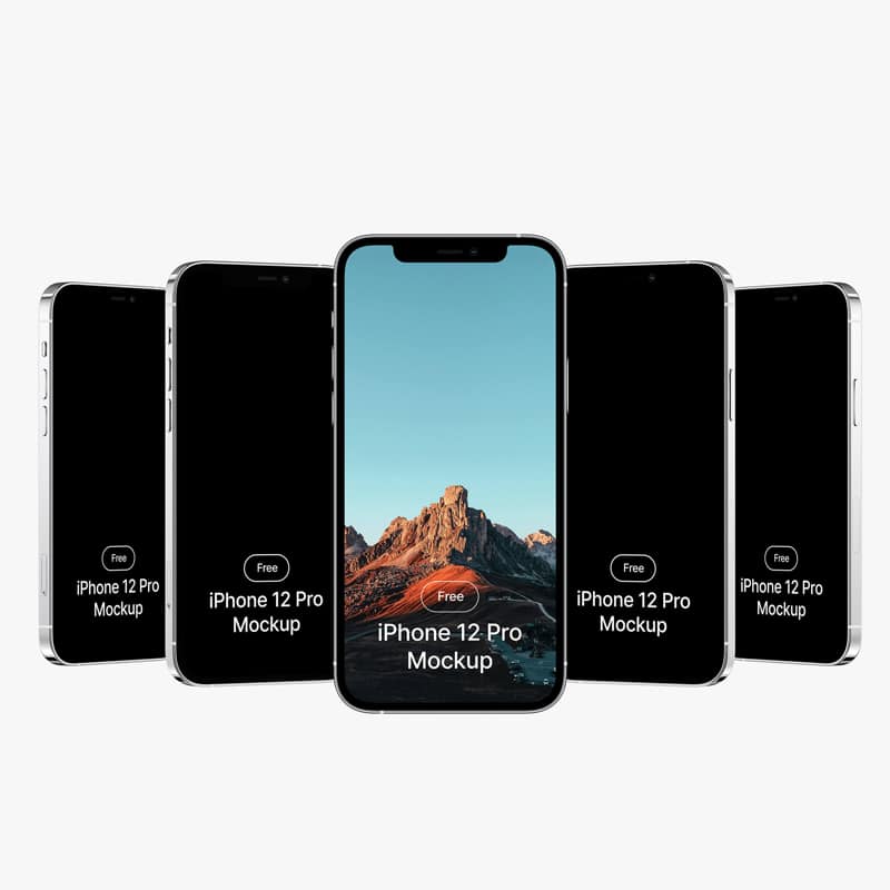 Free iPhone 12 Pro Mockup
