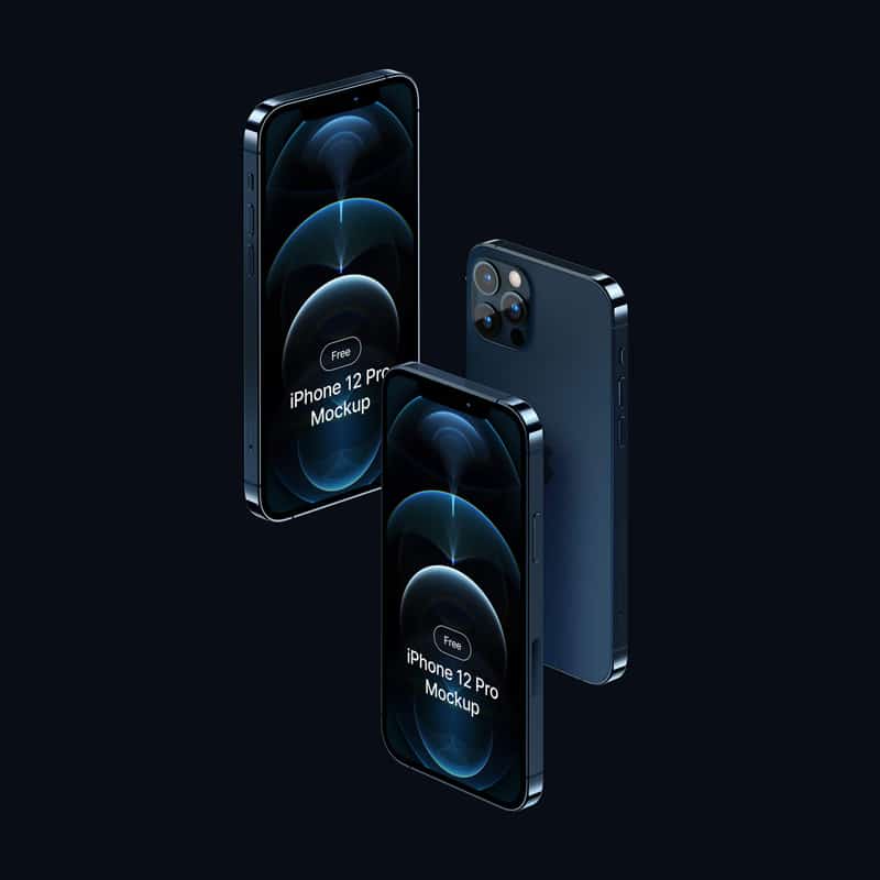 Free iPhone 12 Pro Mockup