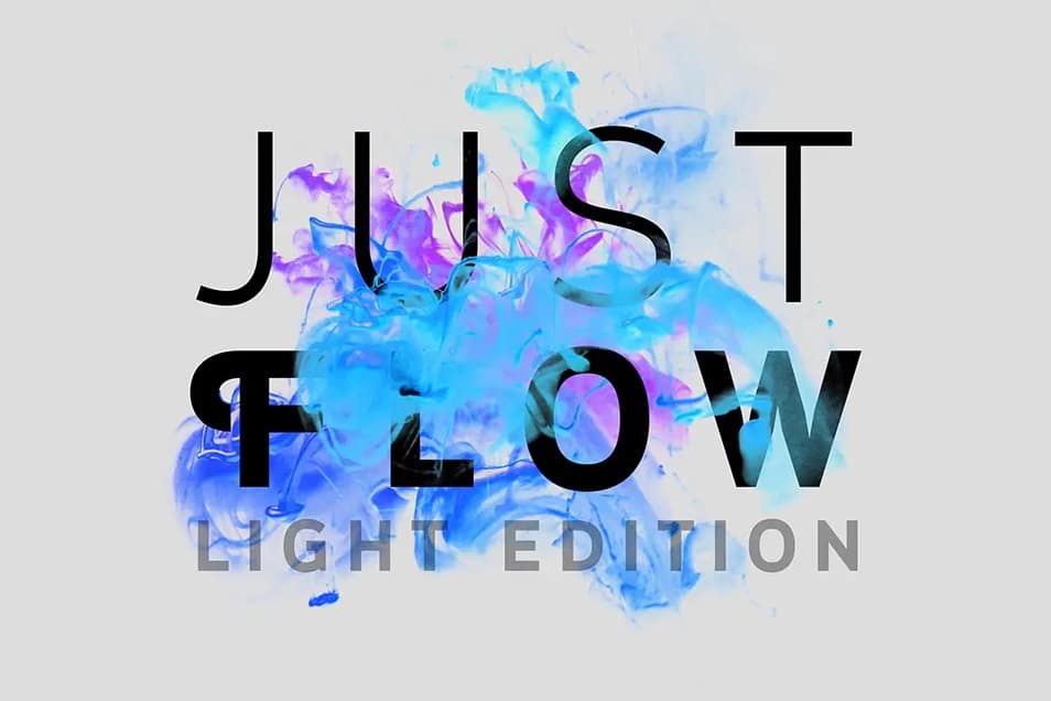 Just Flow - Text Effect Mockup Template
