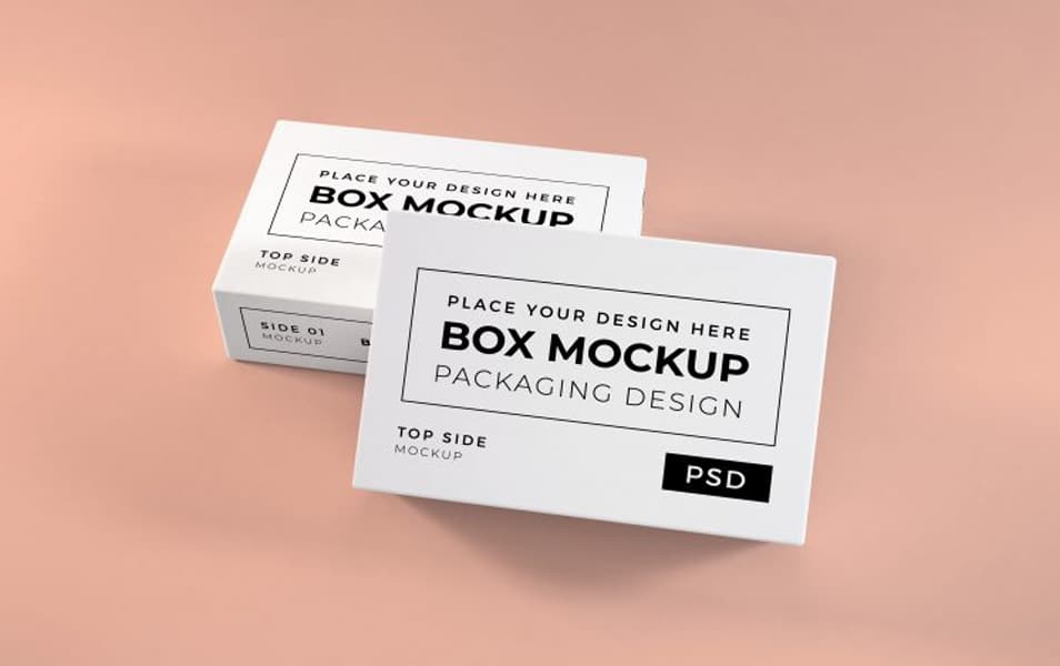 Long Box Mockup