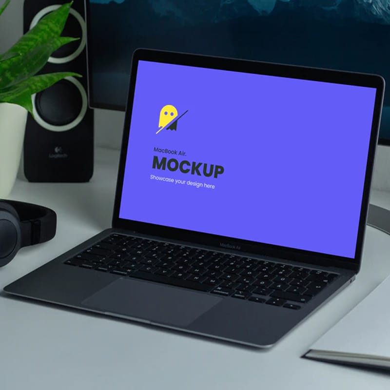 MacBook Air PSD Mockup