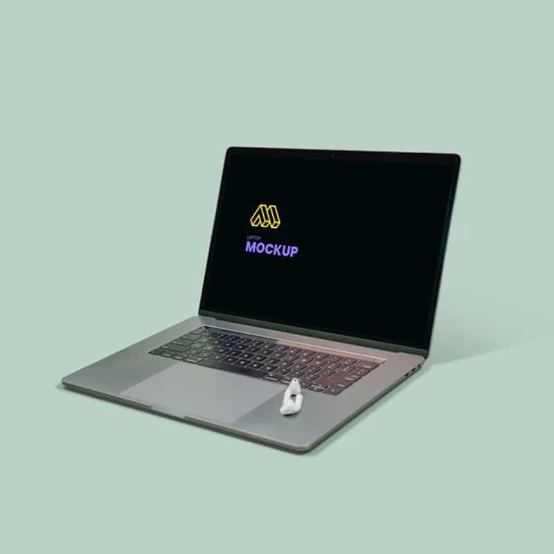 Modern Laptop PSD Mockup