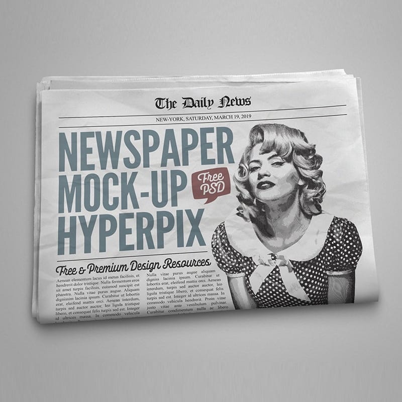 Newspaper Mockup