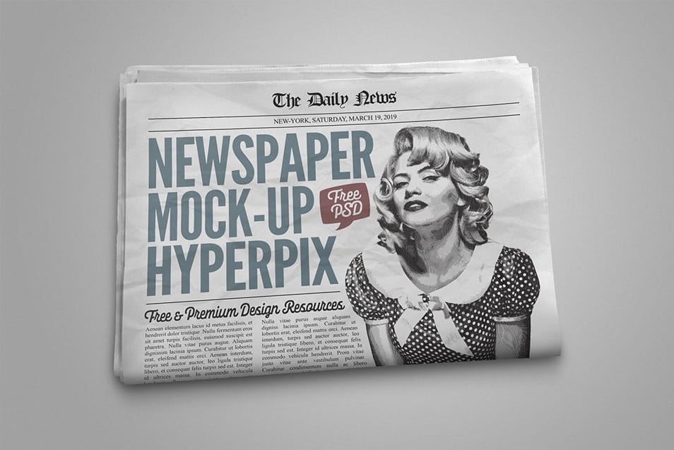 Newspaper Mockup
