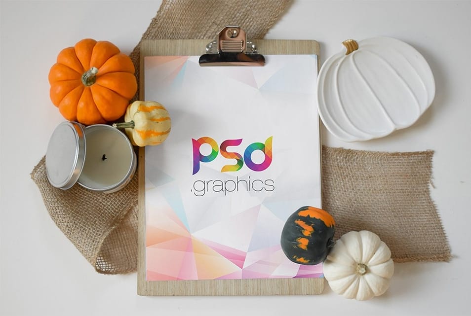 Paper Clipboard Mockup Template