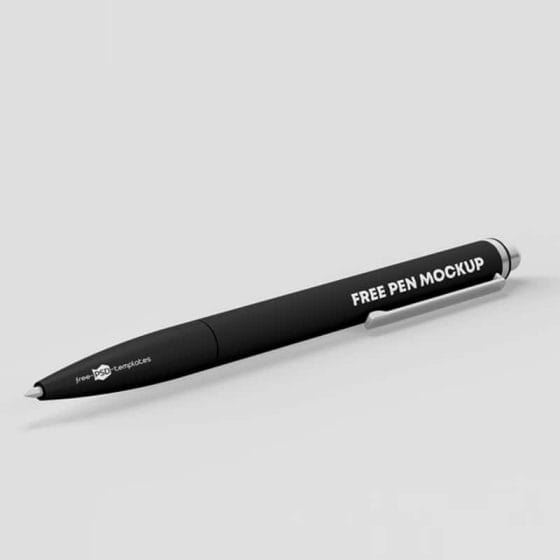 Pen Free PSD Mockups