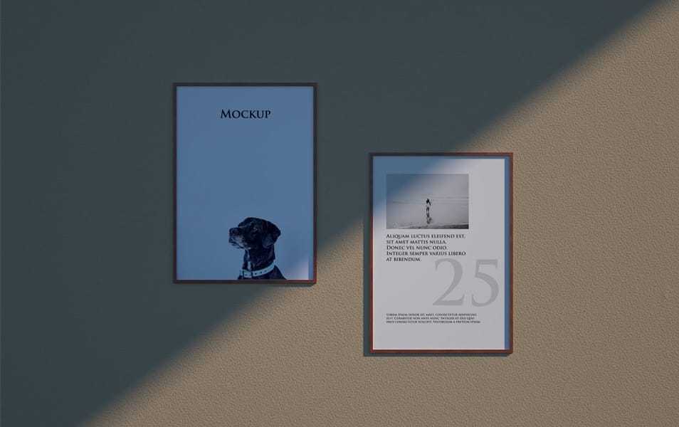 Poster Frame Free Mockup