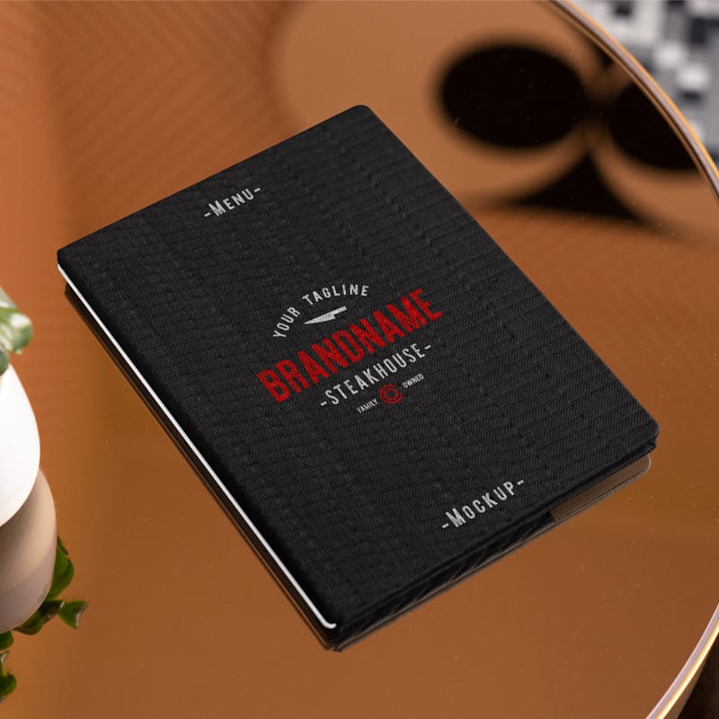 Restaurant Menu PSD Mockup