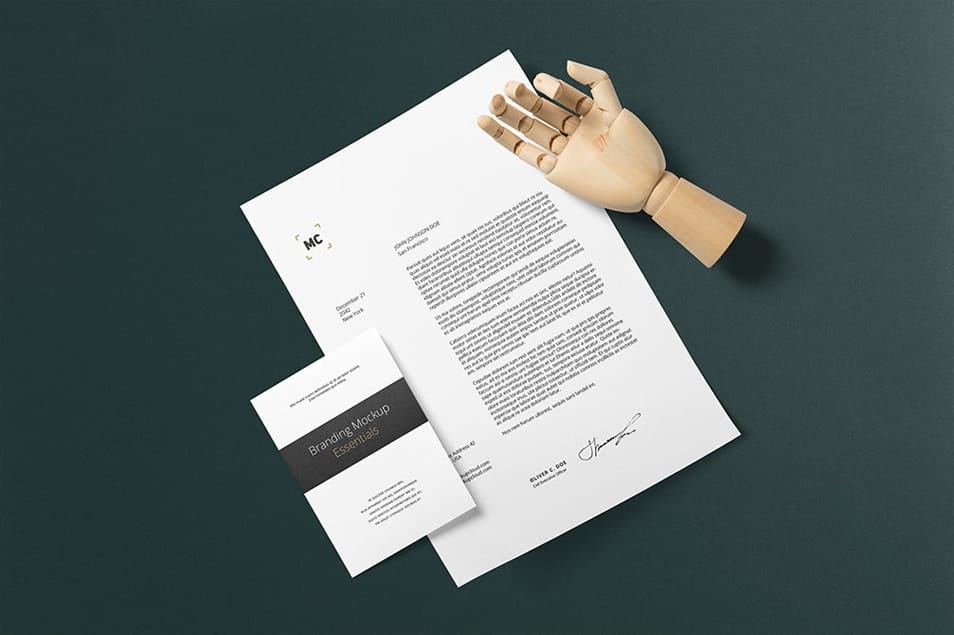 Scandi Branding Mockup Scene