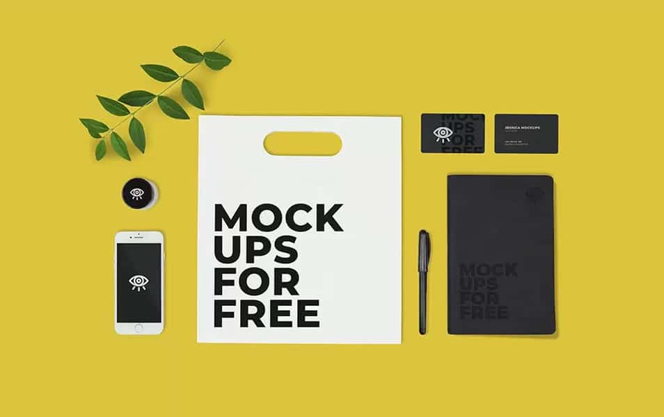 Stationary Set Mockup