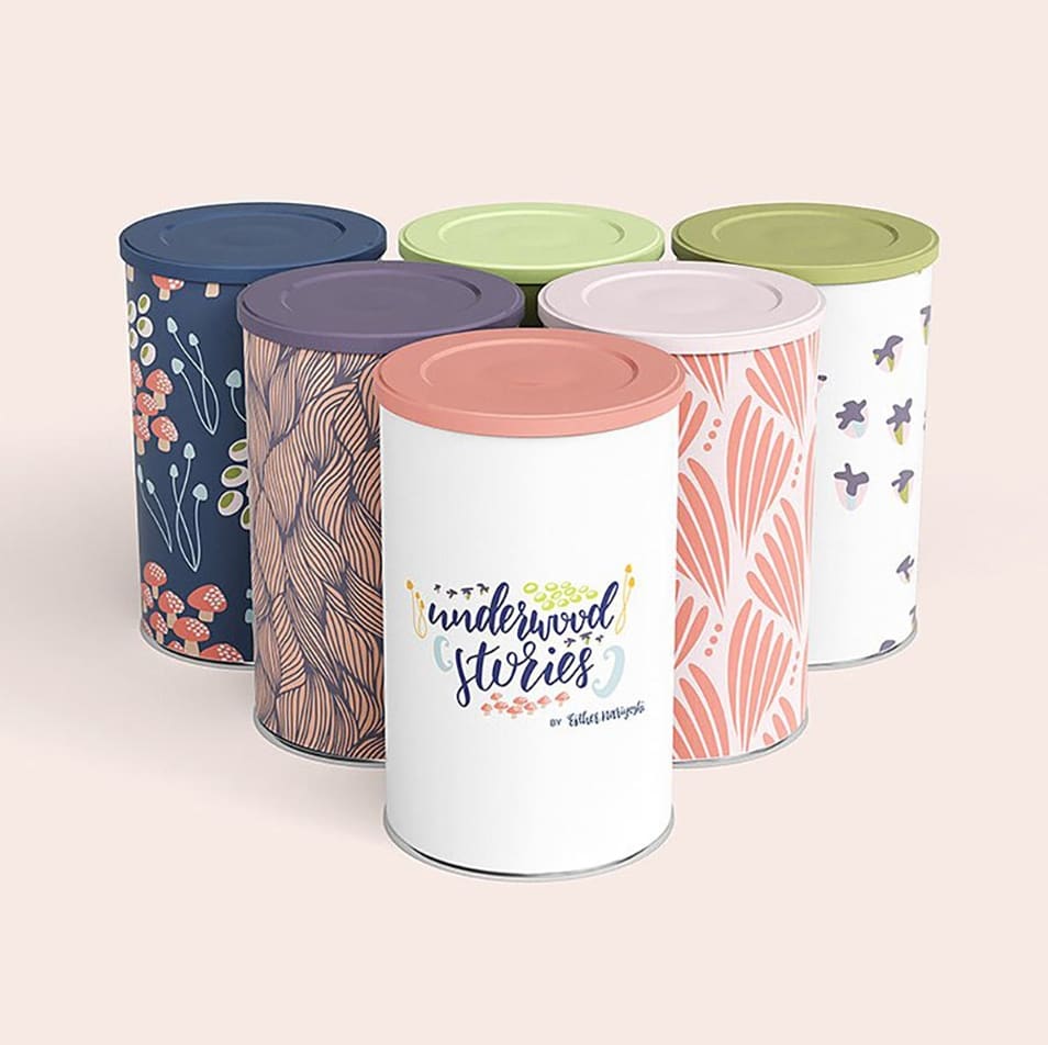 Tin Canister Mockup Set