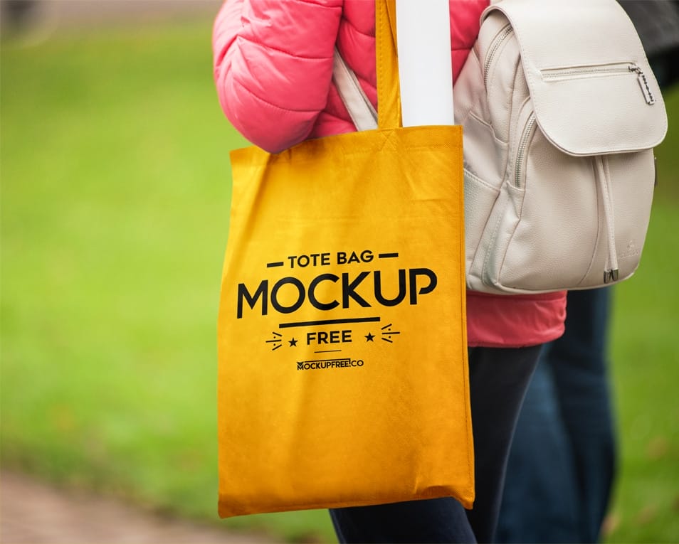Tote Bag Free PSD Mockup