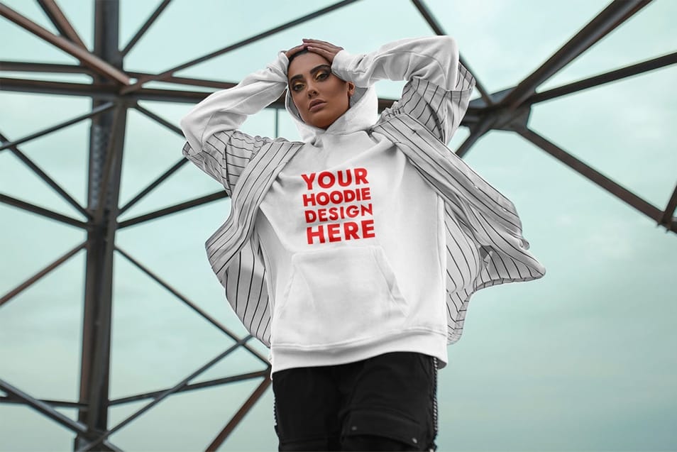 Women’s Hoodie Mockup