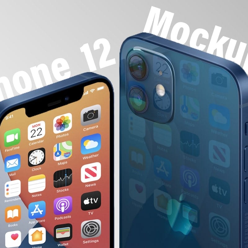iPhone 12 Low Quality Mockup