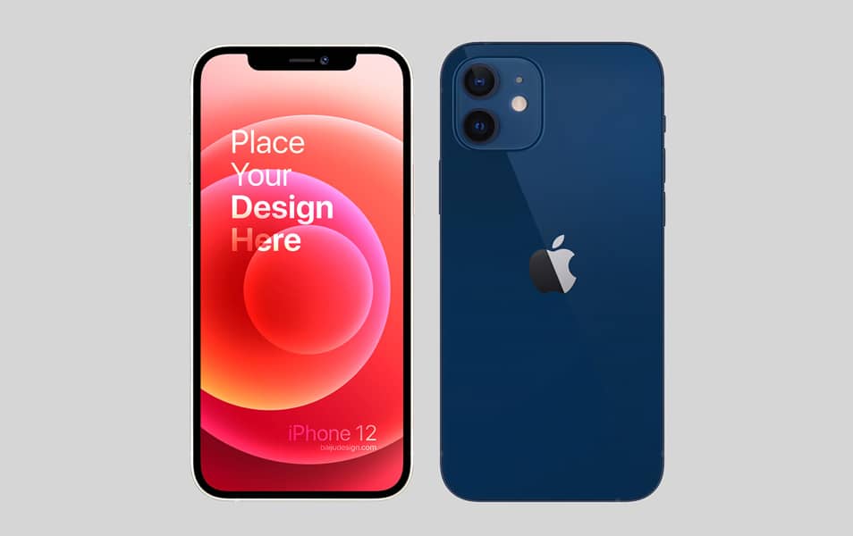 iPhone 12 Mockup FREE PSD