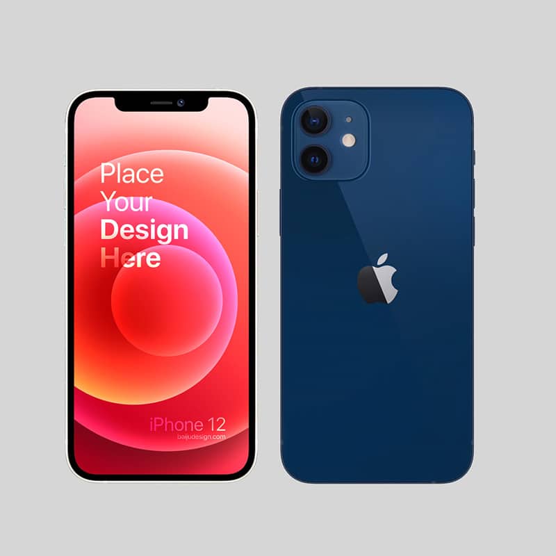 iPhone 12 Mockup FREE PSD