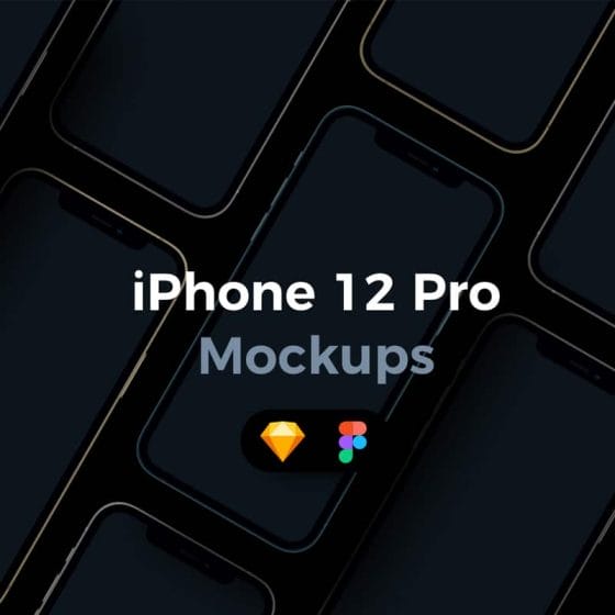 iPhone 12 Pro Mockups for Sketch & Figma