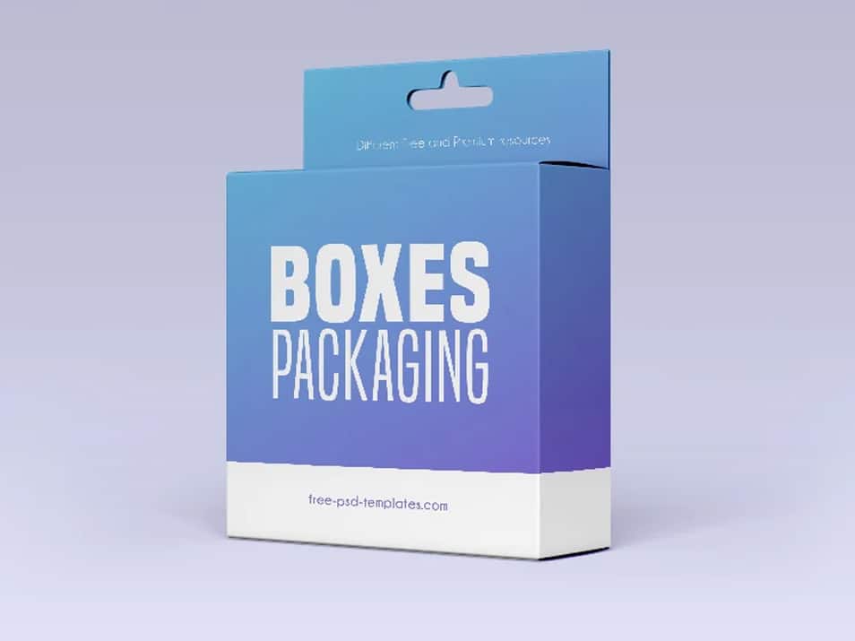 2 Free Boxes Packaging Mock-ups in PSD