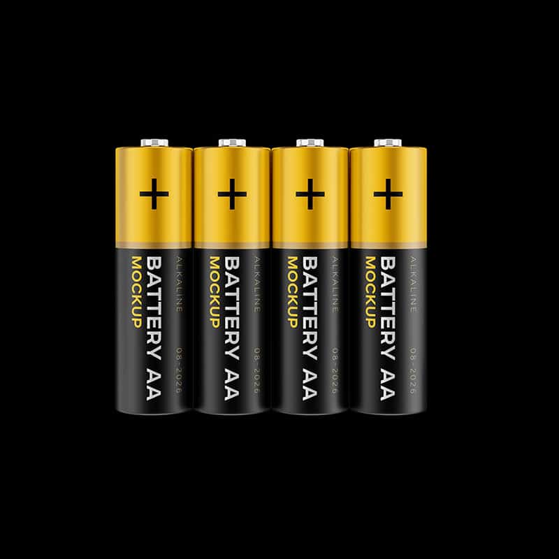 AA Battery Mockup