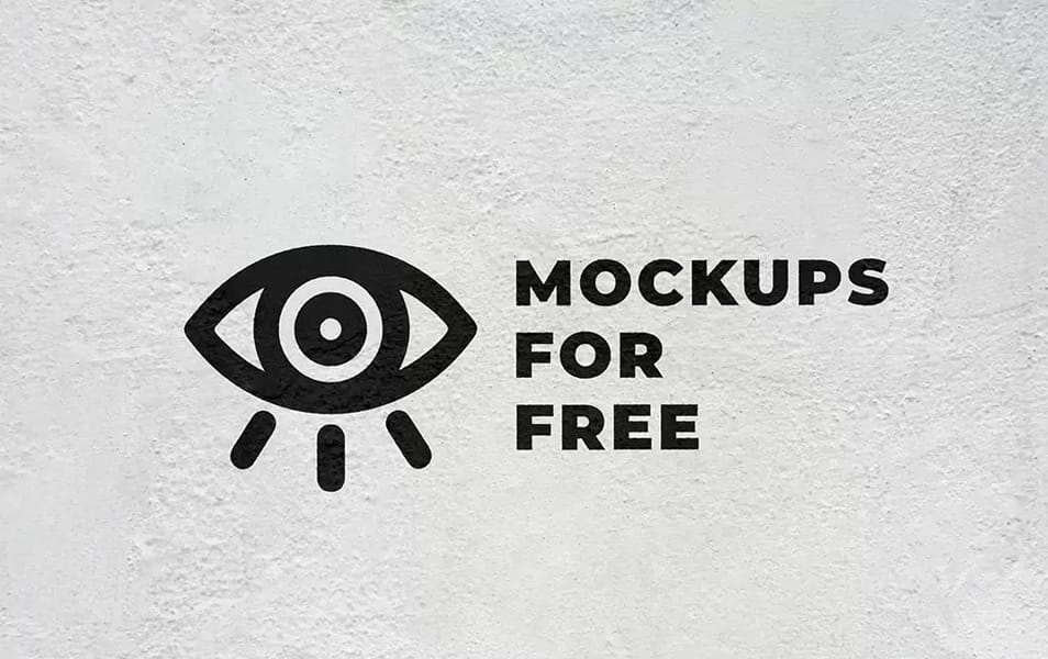 Art On Grunge Wall Mockup