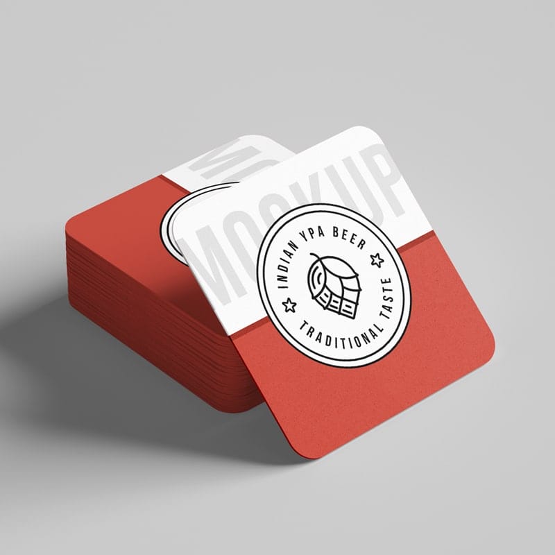 Beer Coaster Mockup