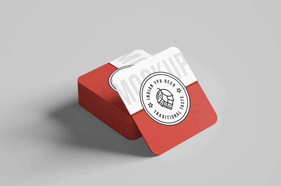 Beer Coaster Mockup
