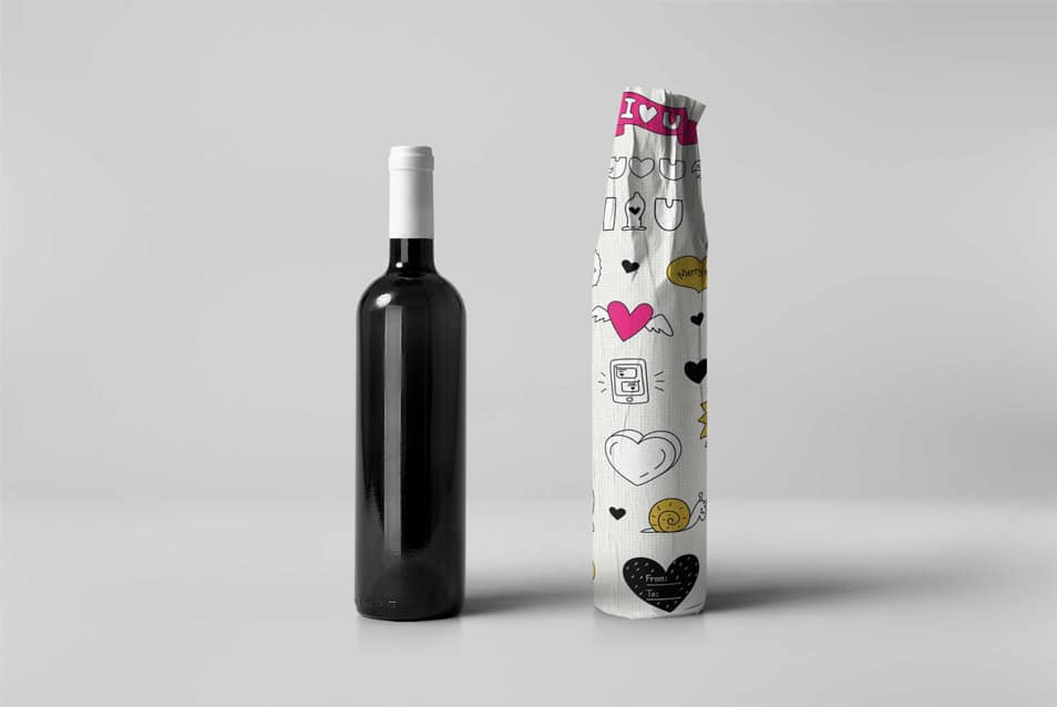 Beer Logo Bottle PSD Mockup