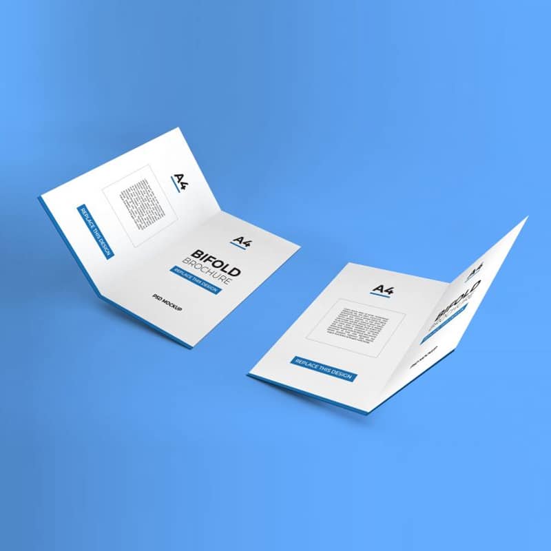 Bifold Brochure Mockup