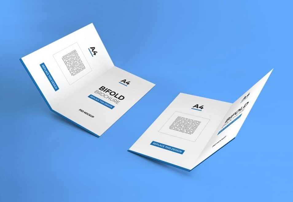 Bifold Brochure Mockup