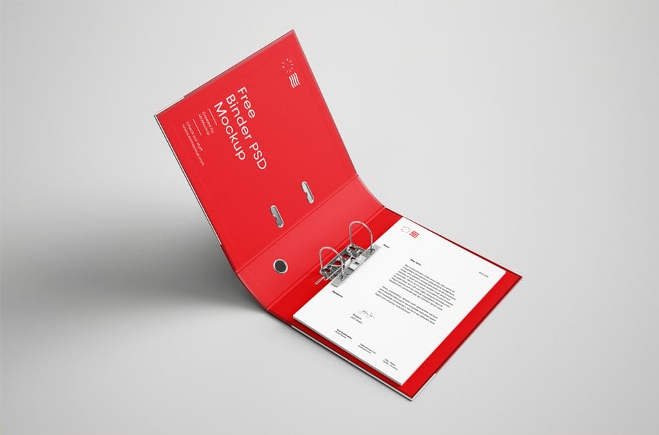 Binder PSD Mockup