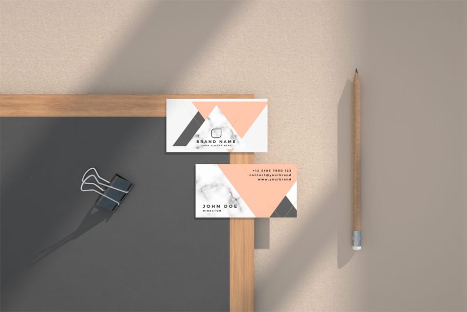 Business Card Free Mockup Kit