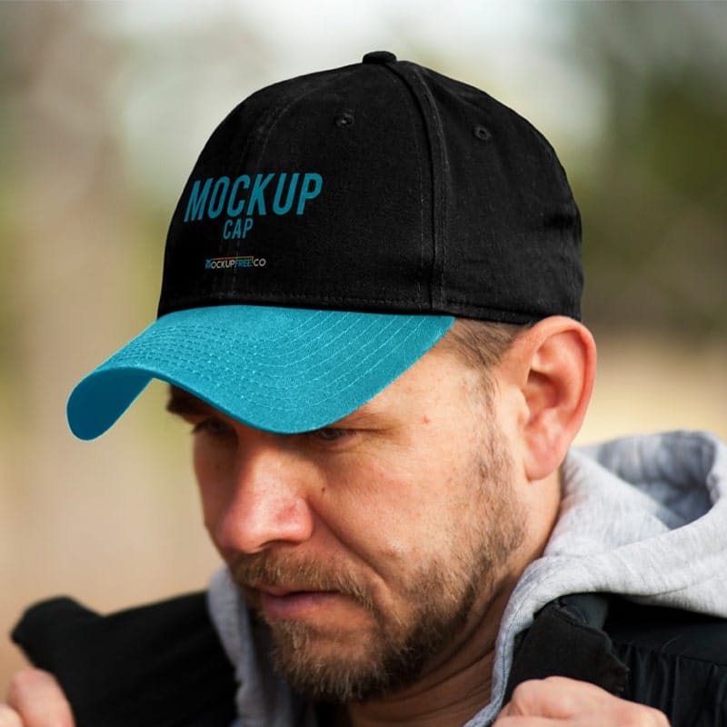 Cap Free PSD Mockup