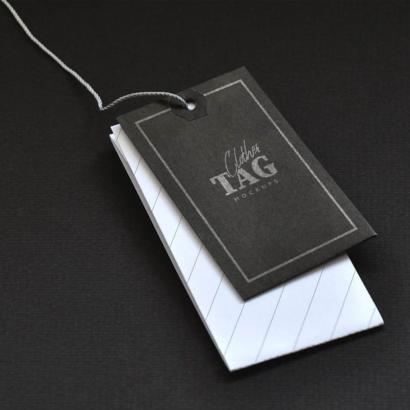 Clothes Label Tags PSD Mockups
