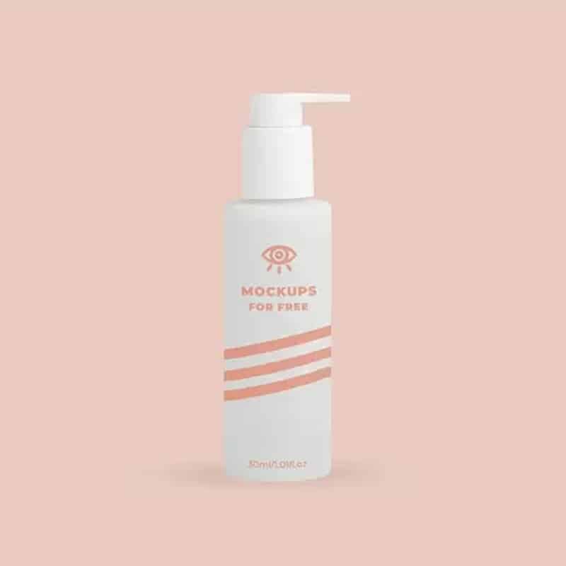 Cosmetic Bottle Mockup