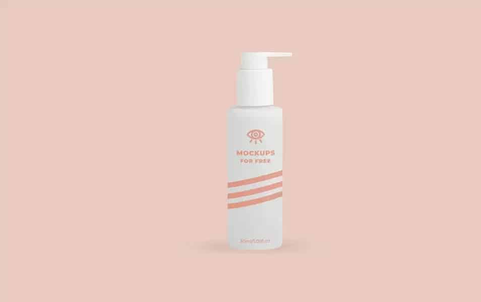 Cosmetic Bottle Mockup