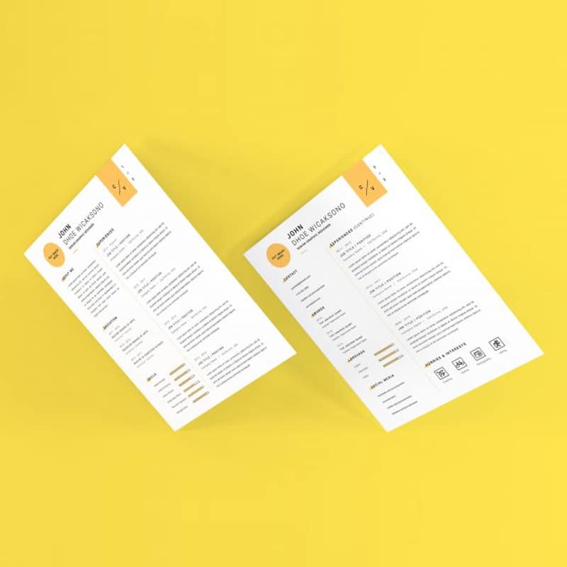 Curriculum Vitae Mockup