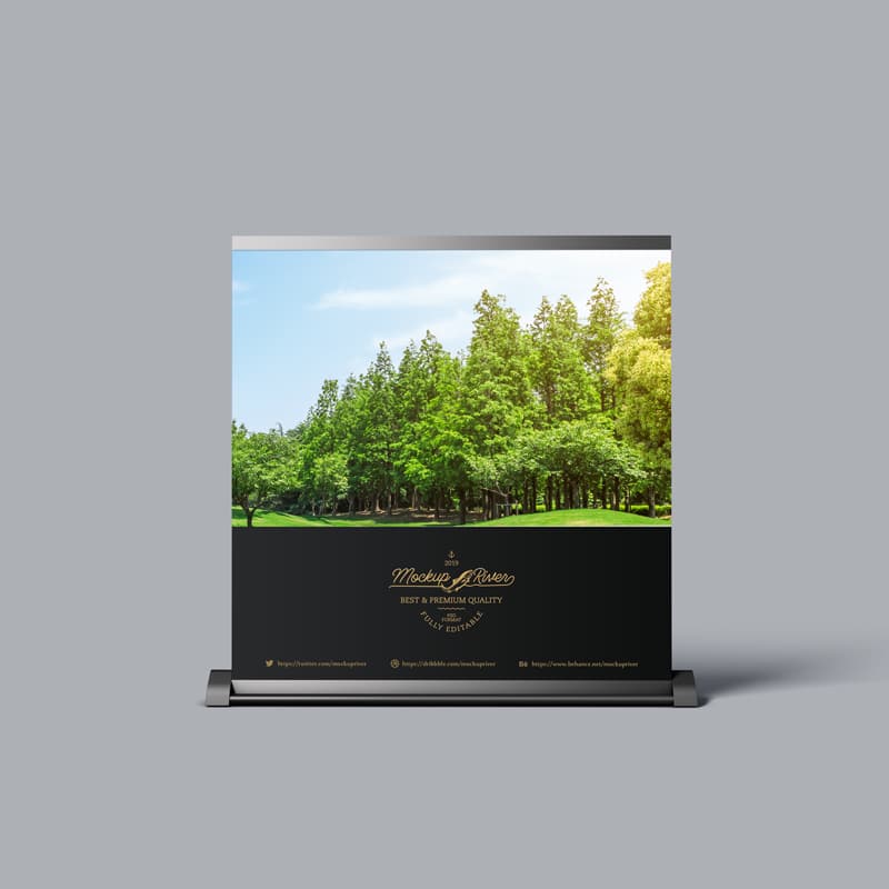 Display Stand Billboard Mockup