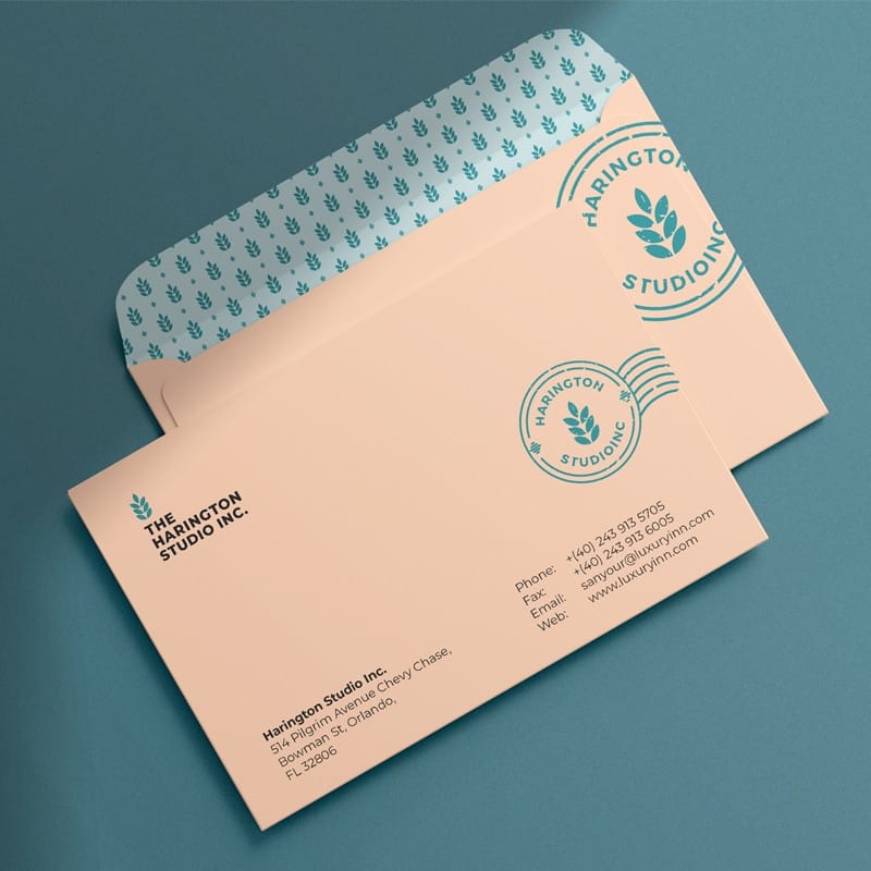 Envelope Mockup Free PSD